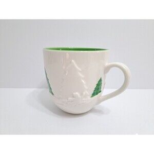 Starbucks Holiday 2006 Coffee Tea Cocoa Mug 16oz Snowman  Sledding Hot Chocolate